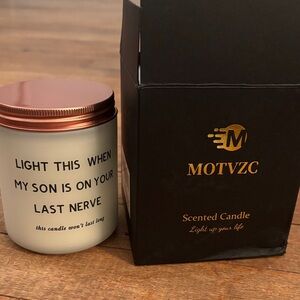 MOTVZC Scented Candle with Copper Lid